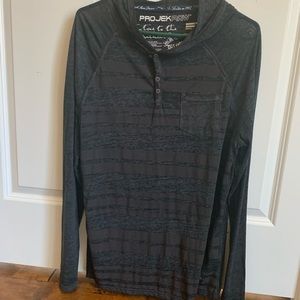 Men’s long sleeve hoodie shirt